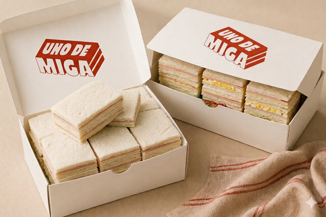 Box 48 de sándwiches de miga para compartir
