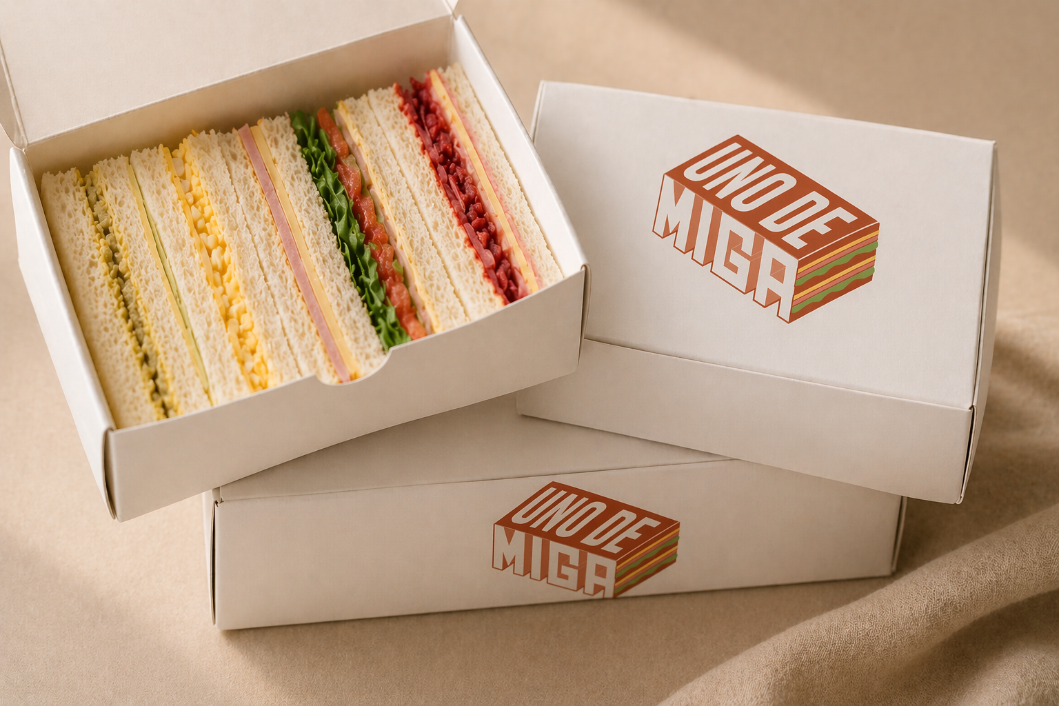 Box XXL de sándwiches de miga para compartir